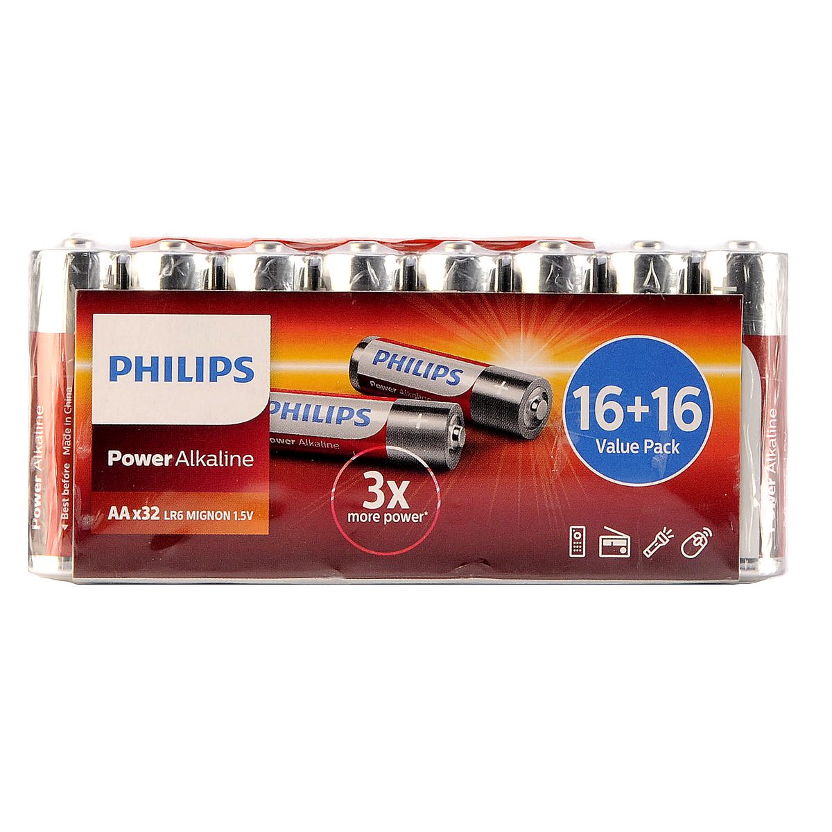 Philips Lr P Fv Power Alkaline Mignon Aa Batterien V Er Pack