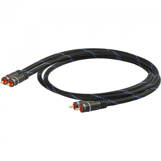 Black Connect CINCH Stereo MKII Cinch-Kabel 7,50m