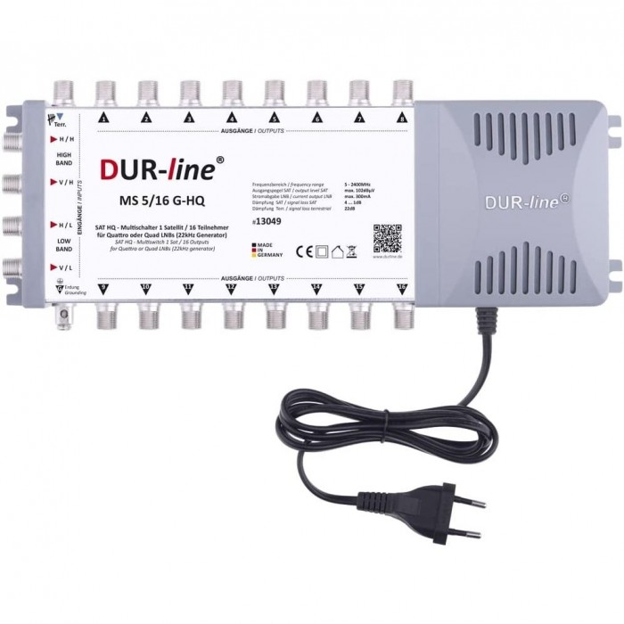 Überspannungsschutz / Blitzschutz für Sat-Anlage DUR-line DLBS 3001