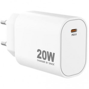 Sinox Mobility Pro SXP 6020 USB Ladegerät 20 Watt Power Delivery | USB-C Schnellladegerät PD 3.0